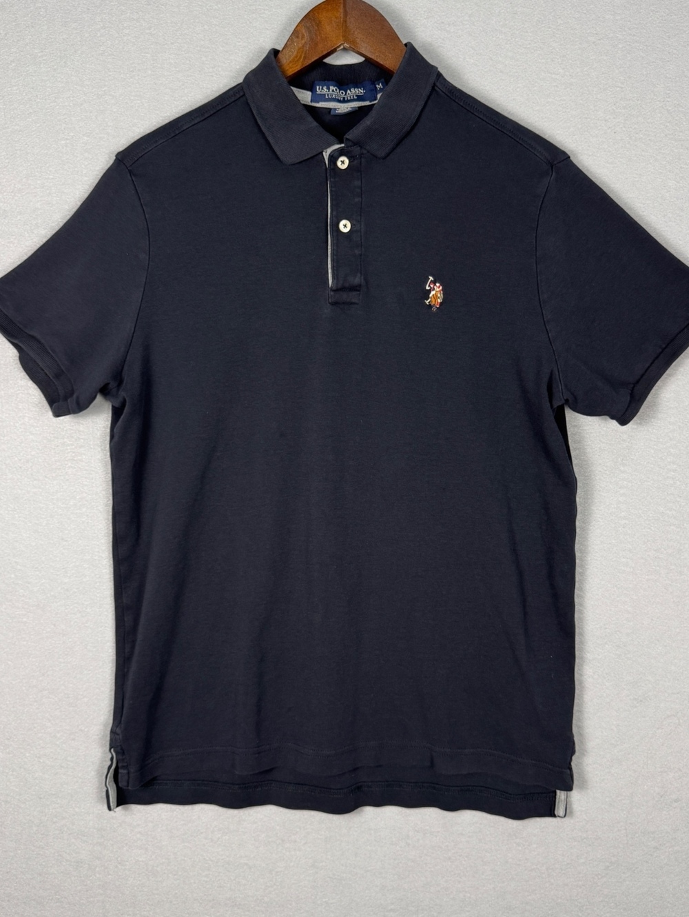 U.S. Polo Assn Luxury Feel Polo Men's M Navy Cotton